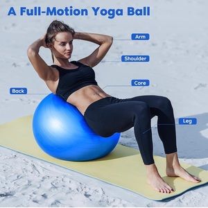 Exercise ball/Yoga ball, purple, 65cm(medium)